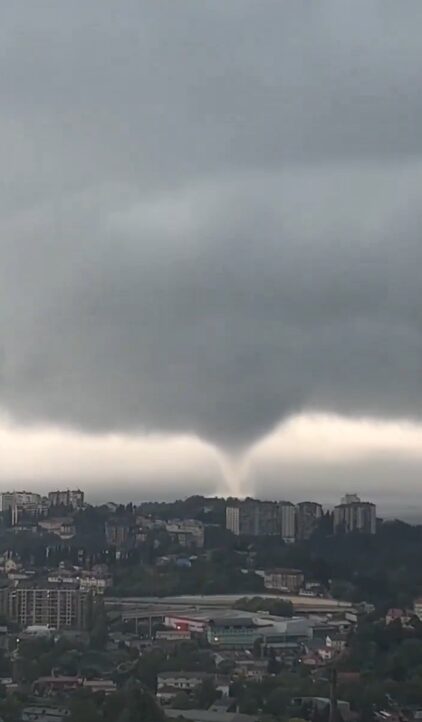 waterspout sochi russia