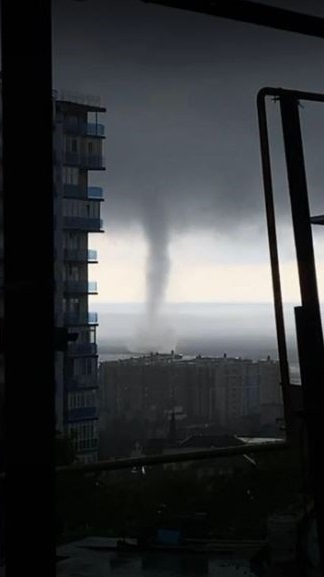 waterspout sochi russia