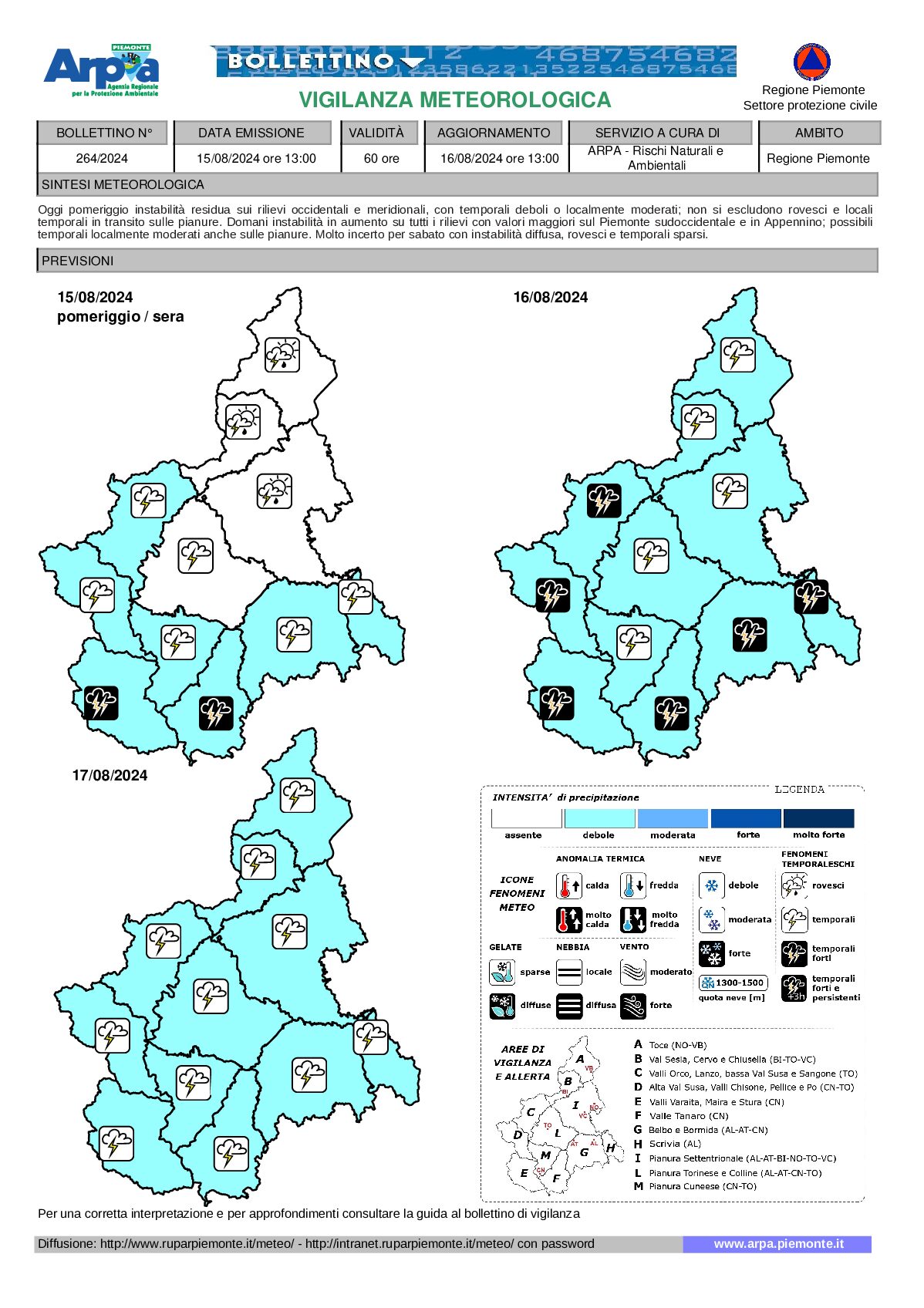 allerta meteo piemonte