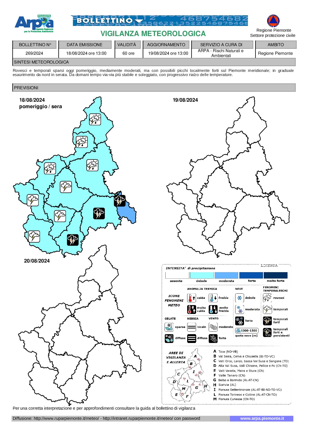 allerta meteo piemonte