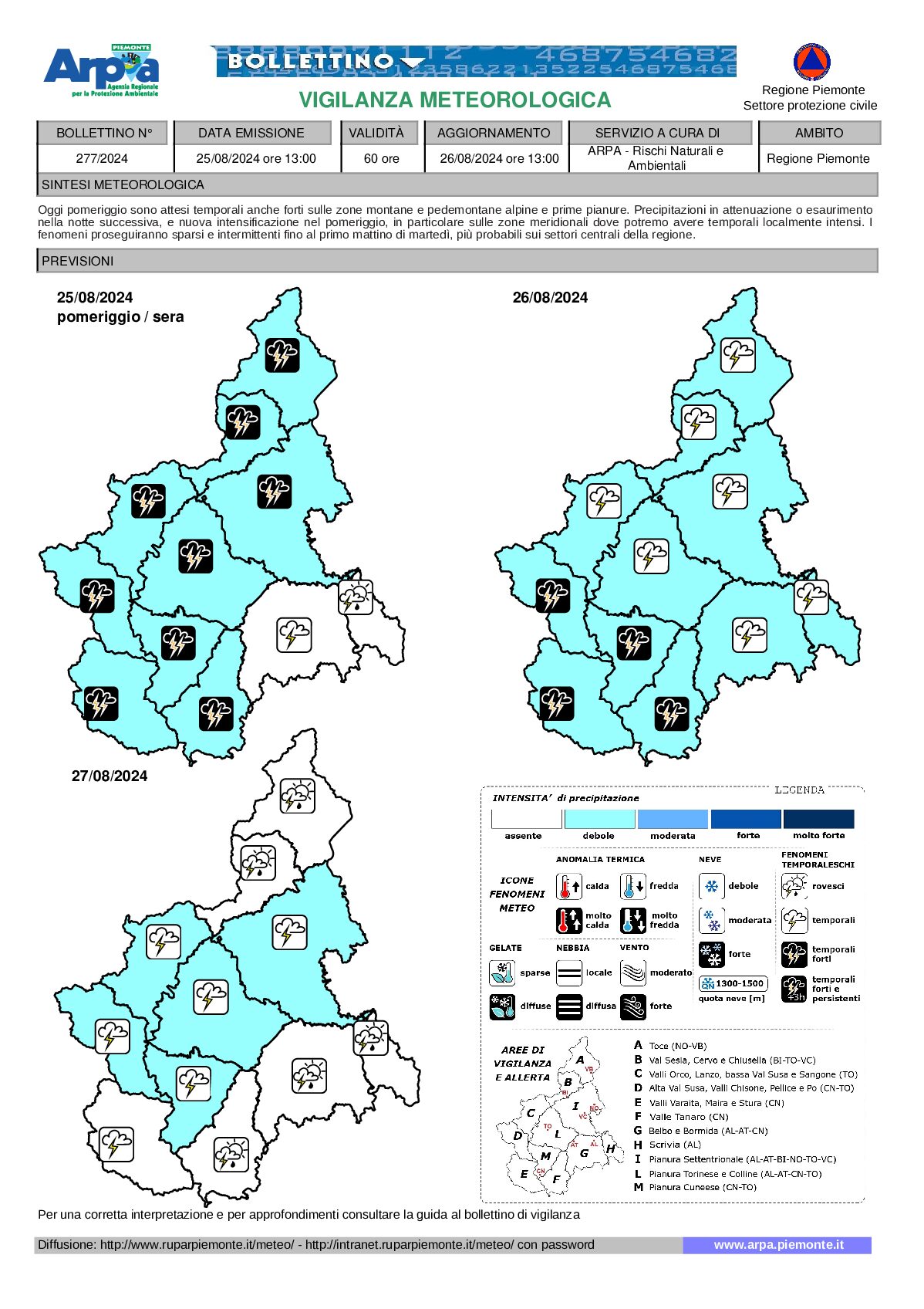 allerta meteo piemonte