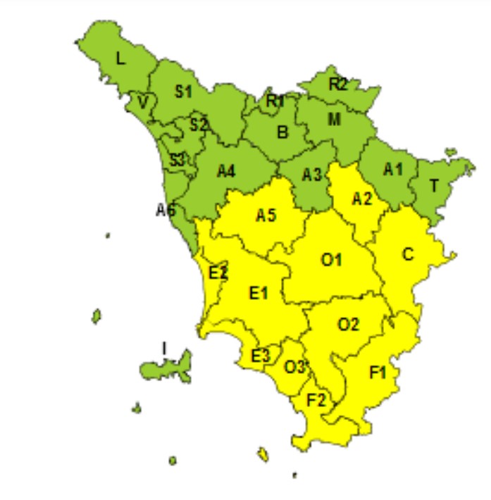 allerta meteo toscana 27 agosto