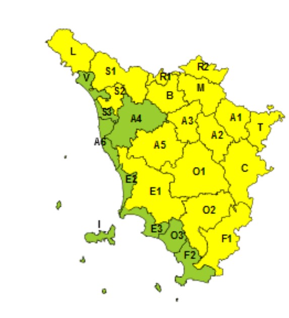 allerta meteo toscana 3 agosto