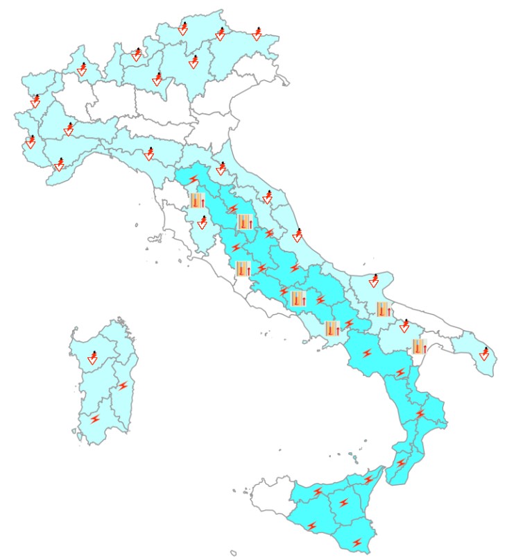 bollettino meteo protezione civile 28 agosto