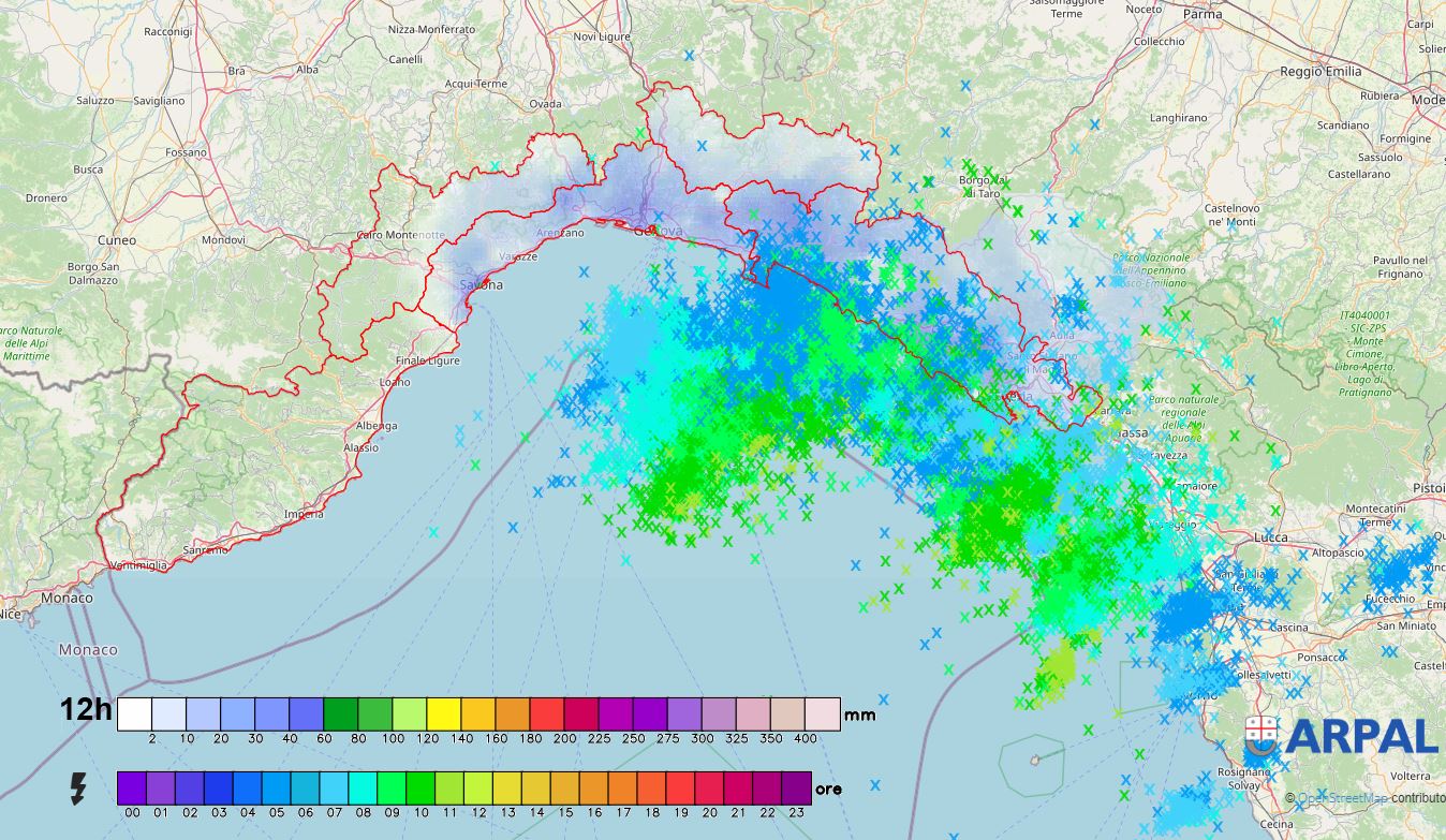 maltempo liguria