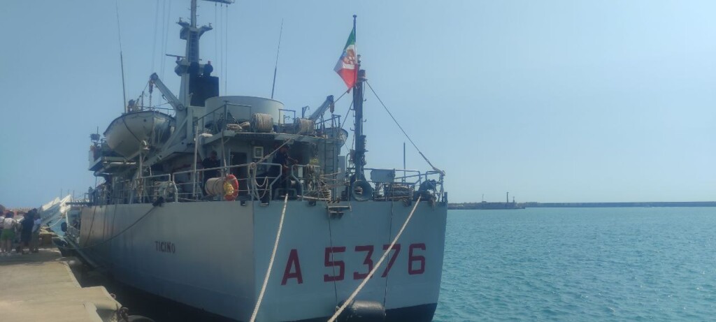 nave marina militare licata siccità