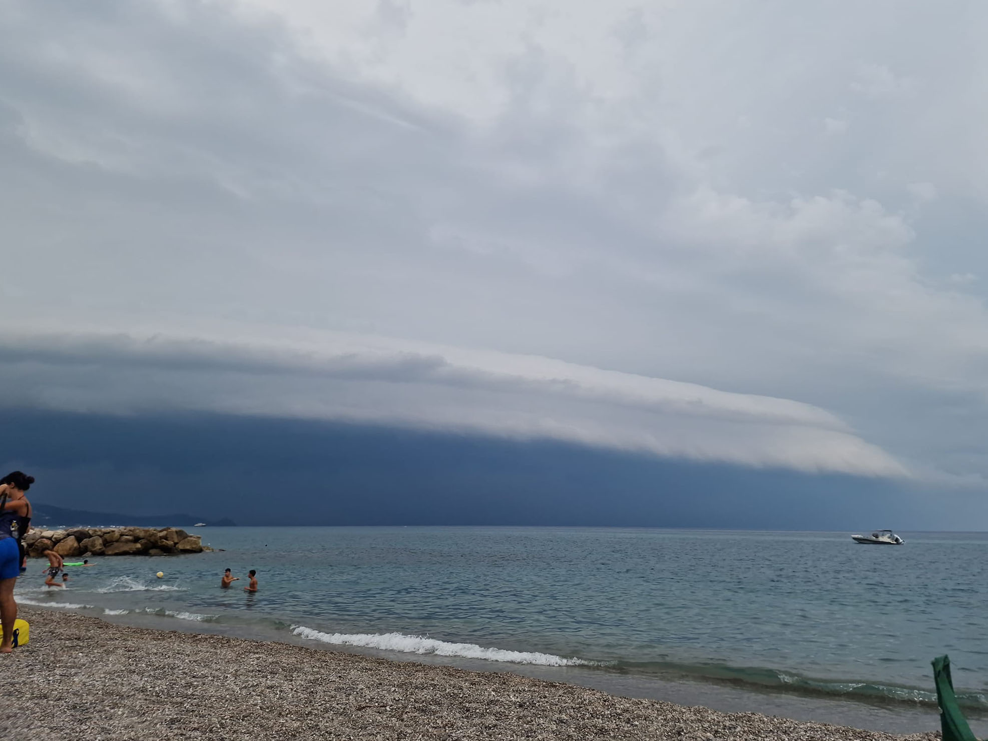 shelf cloud Gliaca di Piraino