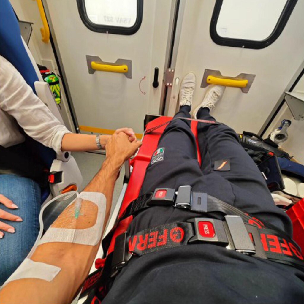 tamberi vomito sangue
