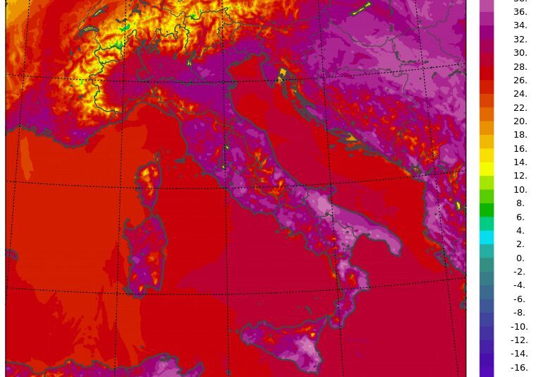 temperature massime 17 agosto