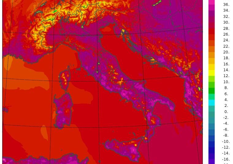 temperature massime 23 agosto