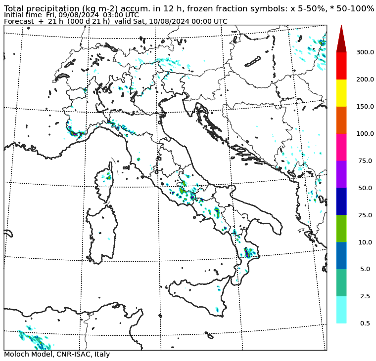allerta meteo venerdì 9 agosto