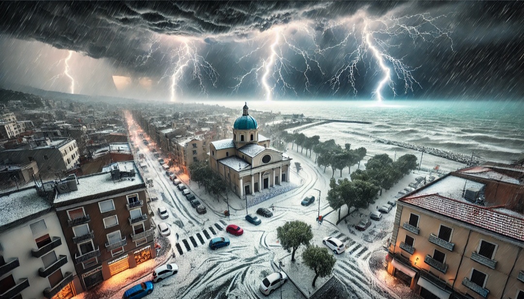 Allerta Meteo: nel weekend freddo, violenti temporali e grandine sull’Adriatico