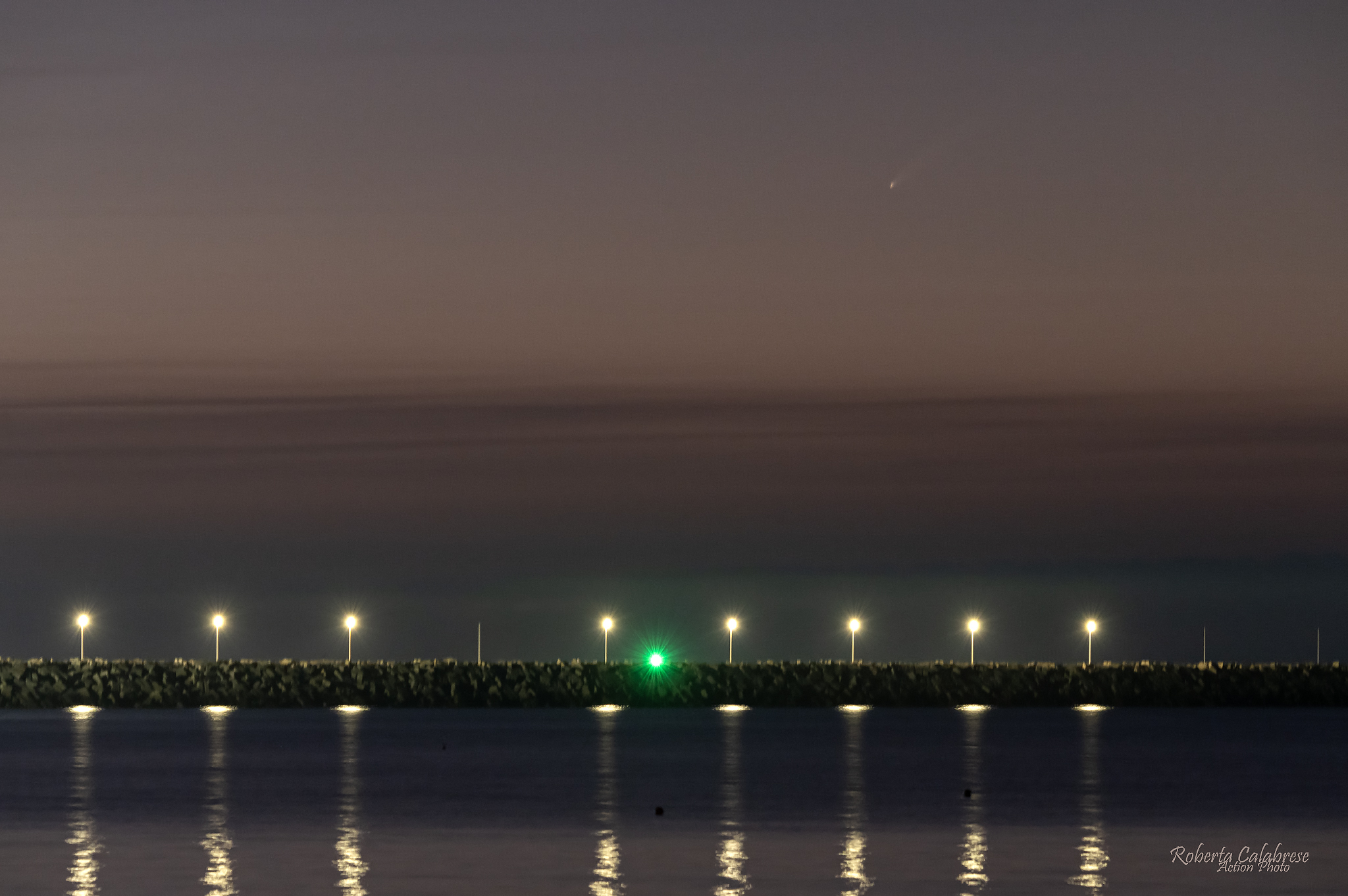 Cometa C2023 A3 Tsuchinshan-ATLAS porto pozzallo