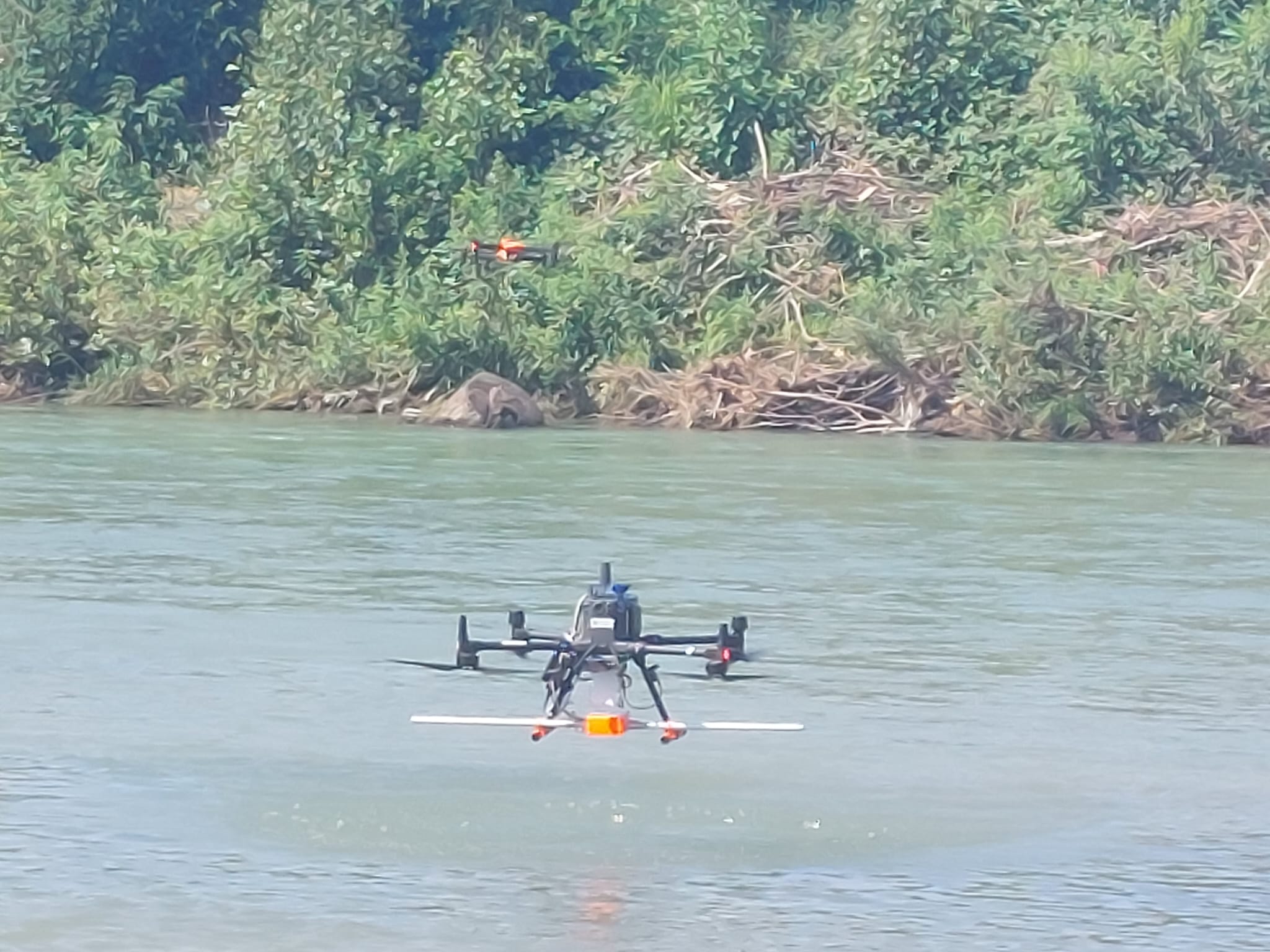 droni ed Intelligenza Artificiale per monitorare i corsi d'acqua