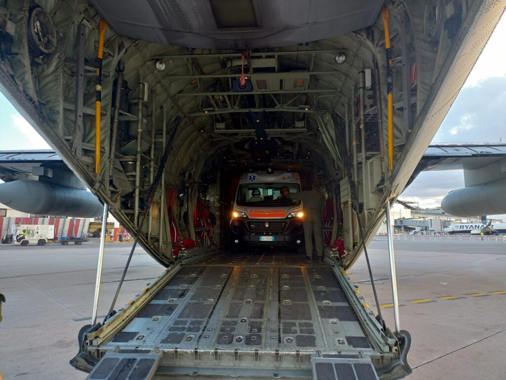 Trasporto sanitario Aeronautica Militare