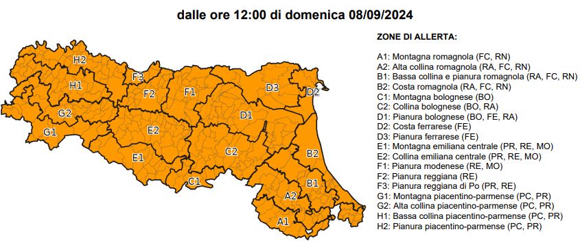 allerta meteo emilia romagna