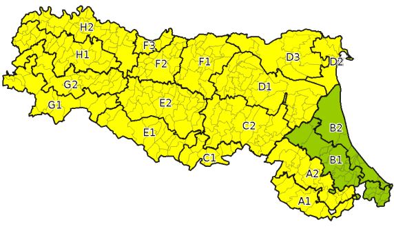 allerta meteo emilia romagna