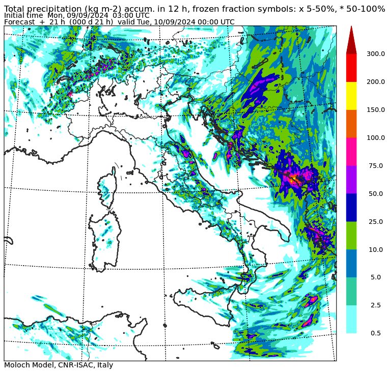 allerta meteo lunedì pomeriggio sera 9 settembre
