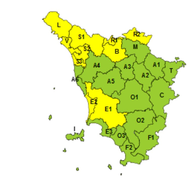 allerta meteo toscana 27 settembre