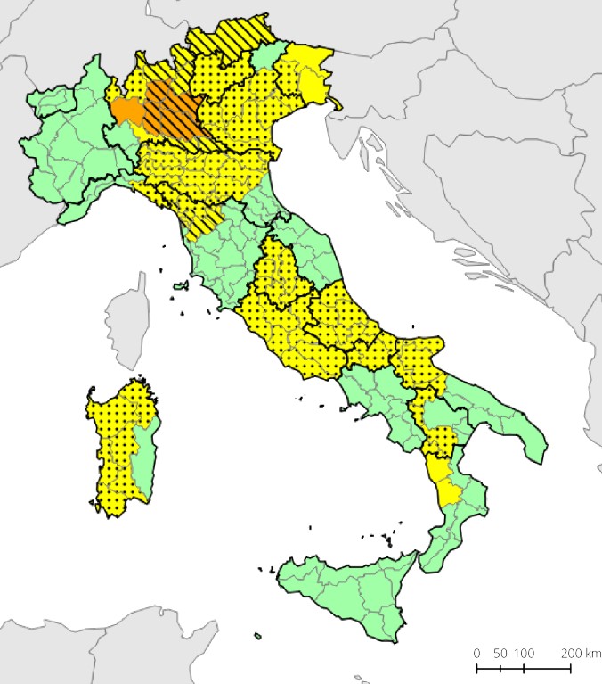 bollettino meteo protezione civile 12 settembre