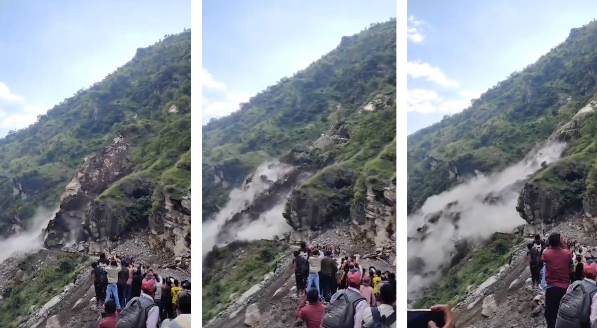 Maltempo India, enorme frana a Chetalkot: decine di turisti bloccati | VIDEO