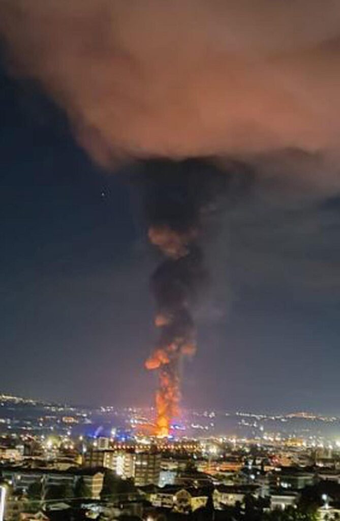 incendio chieti