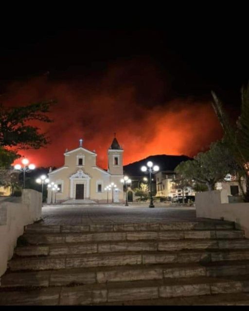 incendio palizzi marina calabria