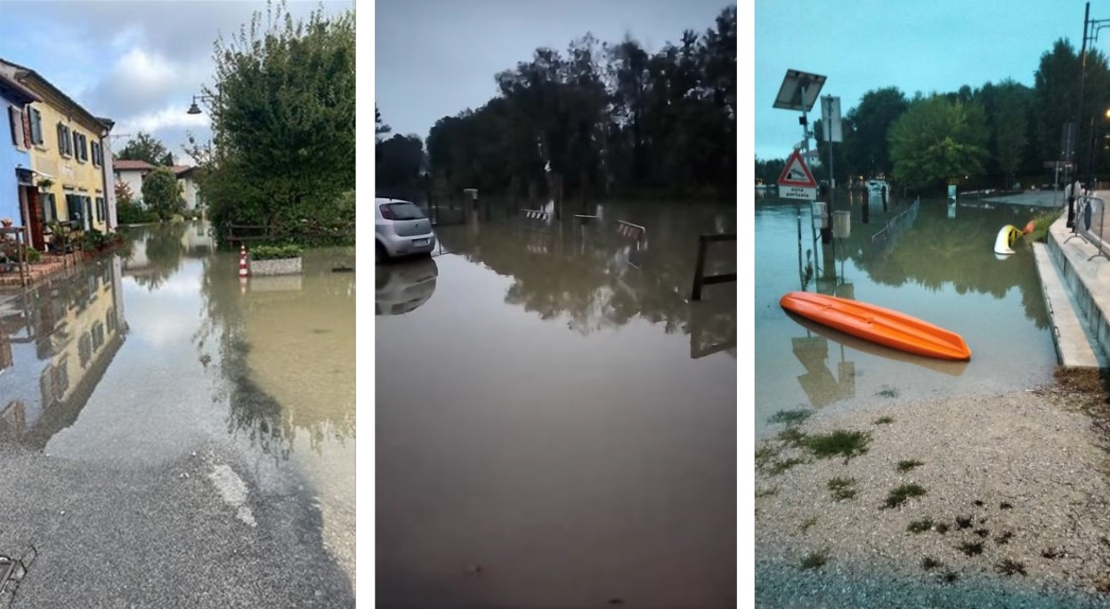 Maltempo Veneto: esondato il Sile a Casale, Rio Selva al massimo livello di guardia | FOTO