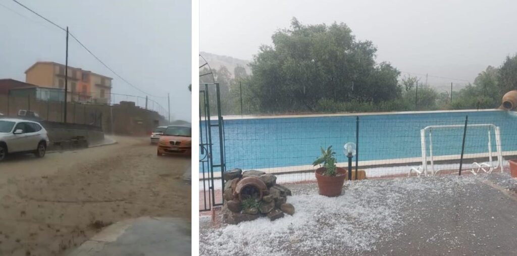 maltempo grandine sicilia