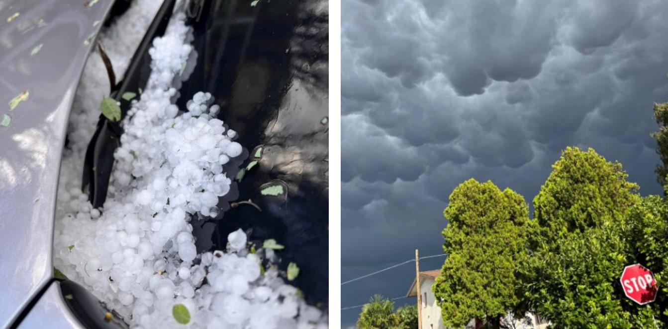 Maltempo, linea temporalesca dal Veneto al Friuli: pioggia, grandine e calo termico | FOTO