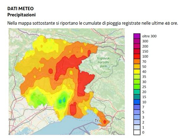 maltempo oggi friuli