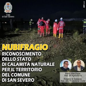 maltempo san severo puglia