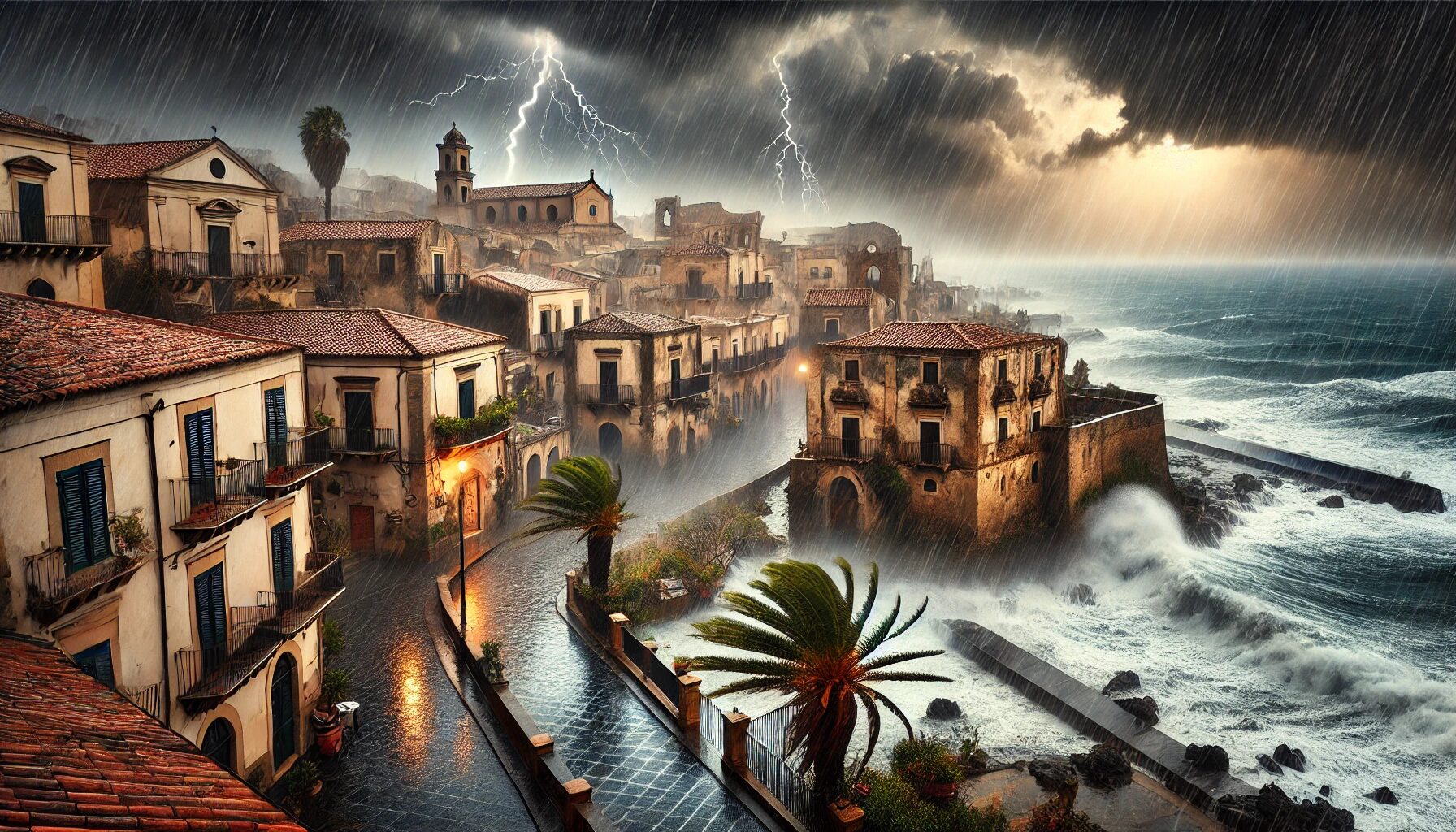Allerta Meteo Sicilia, oggi 3° giorno consecutivo di forti piogge sull’isola: il maltempo continua