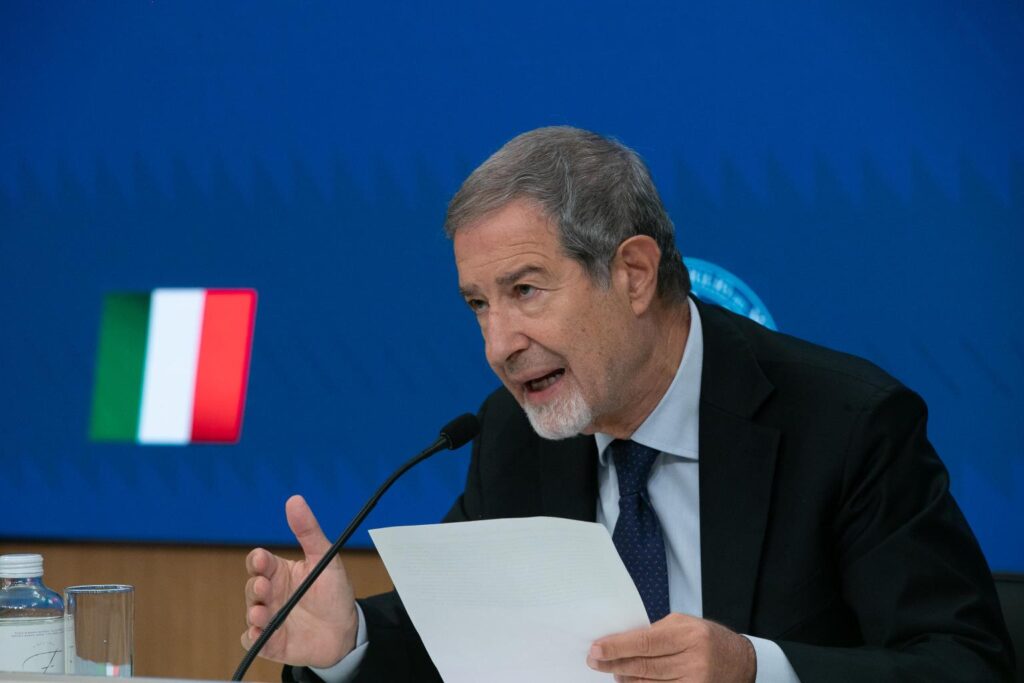 Il ministro per la Protezione Civile, Nello Musumeci