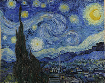 notte stellata van gogh