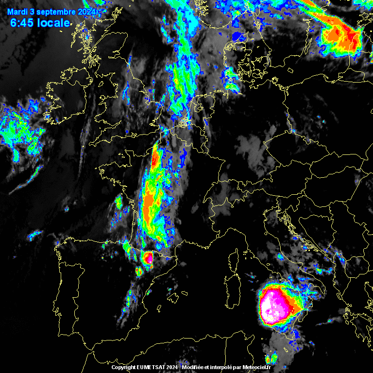 radar nubi satellite 3 settembre 2024