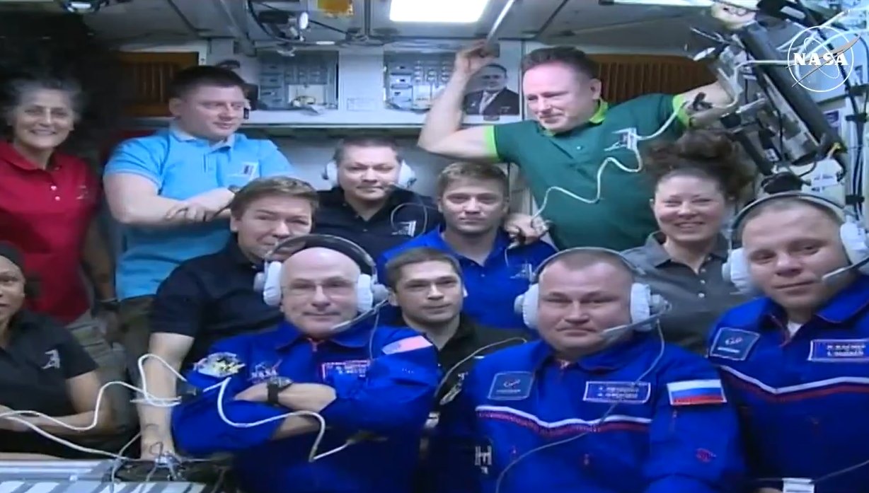 Nuovo record spaziale: 19 persone in orbita attorno alla Terra