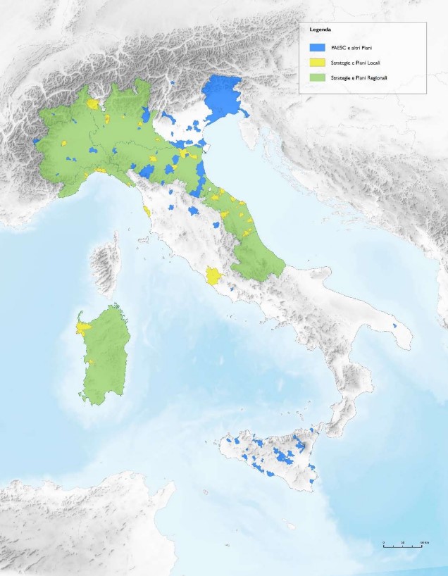 strategie di adattamento locali e regionali e dei Piani di Azione per l’Energia Sostenibile