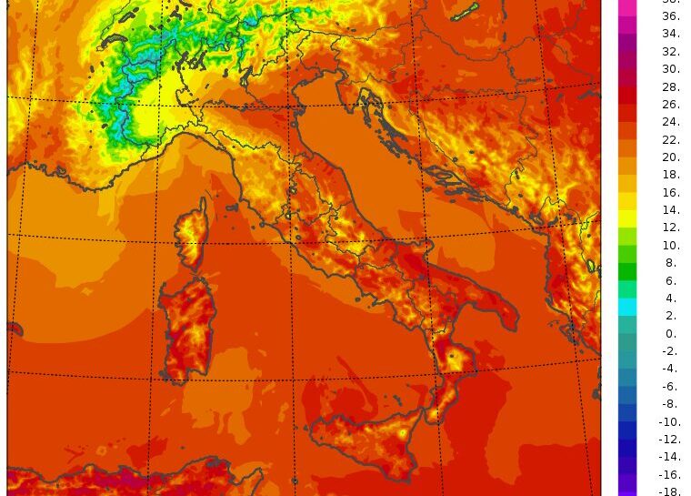 temperature massime 23 settembre