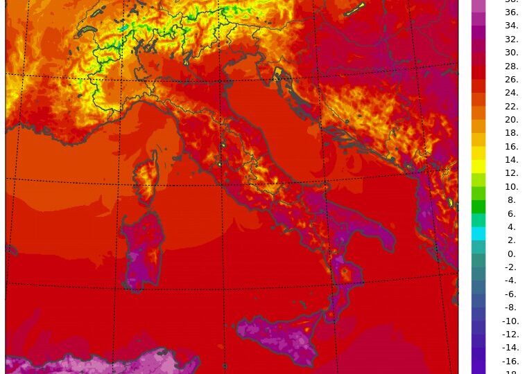 temperature massime 6 settembre