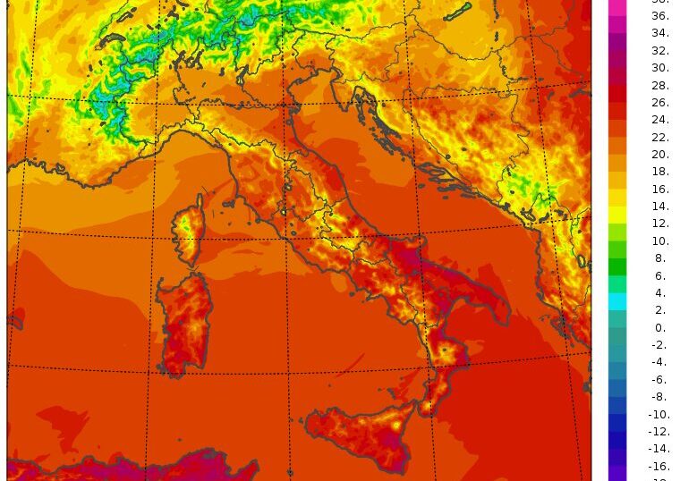 tempertaure massime 24 settembre