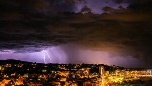 temporale notturno spagna