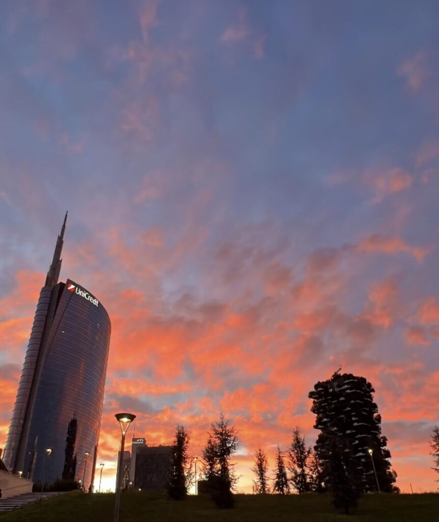 tramonto rosa milano