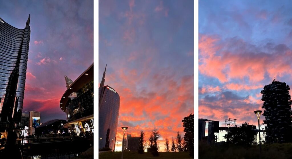 tramonto rosa milano