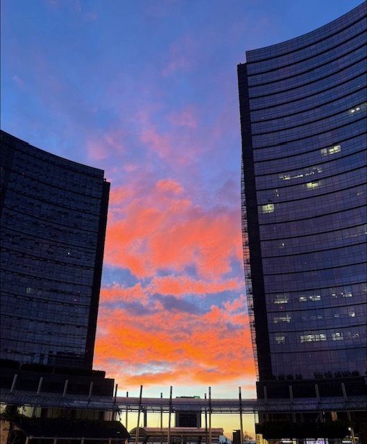 tramonto rosa milano