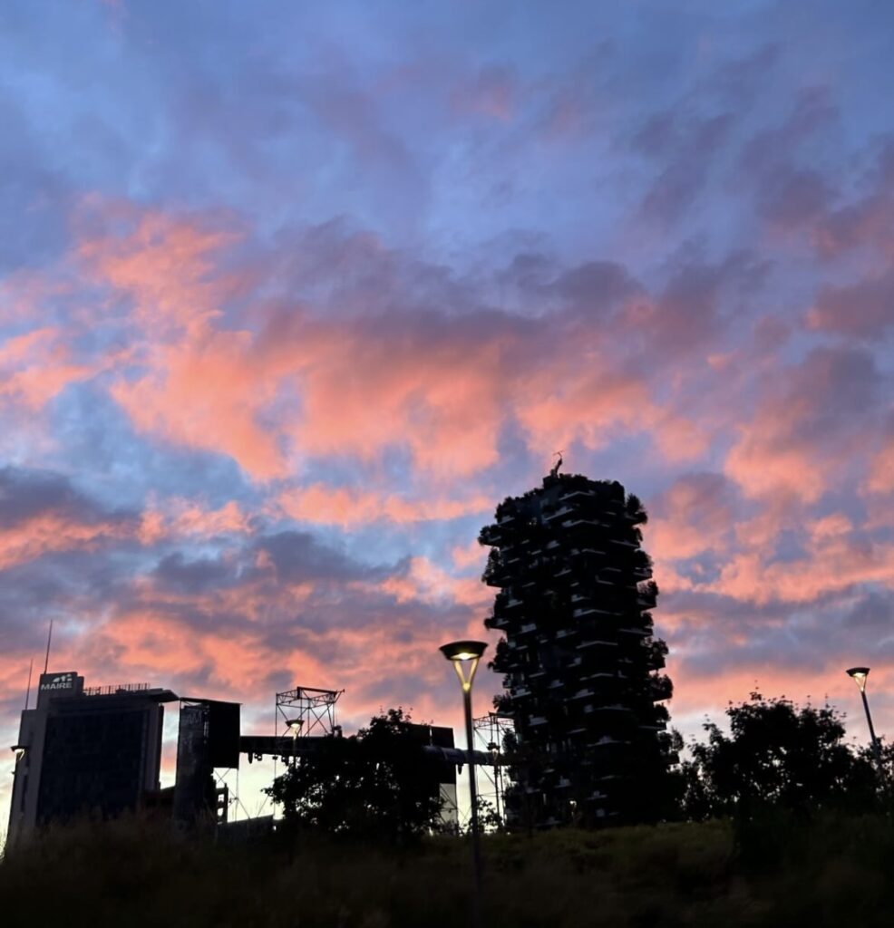 tramonto rosa milano