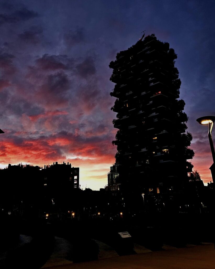 tramonto rosa milano