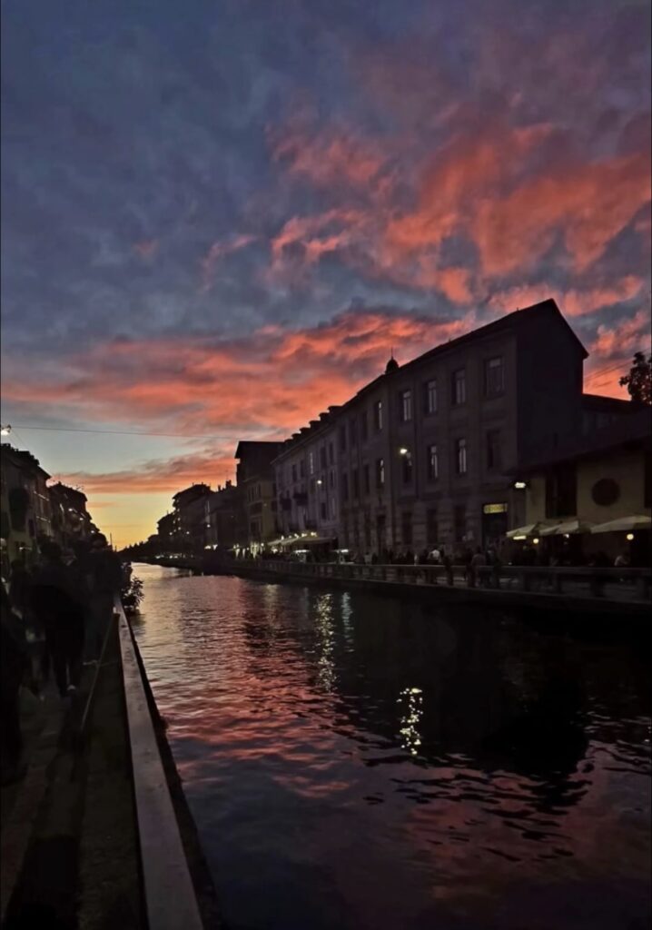 tramonto rosa milano