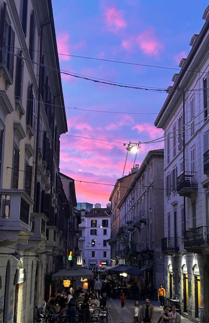 tramonto rosa milano