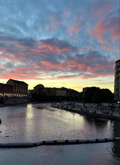 tramonto rosa milano